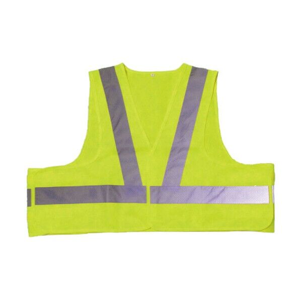 JIS規格ショート丈ベスト イエロー イエロー 3120005 1点