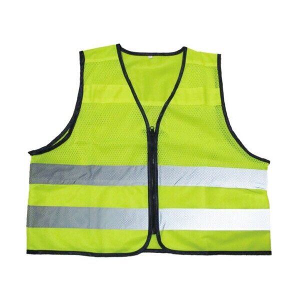 JIS規格防犯メッシュベスト イエロー イエロー 3120007 1点