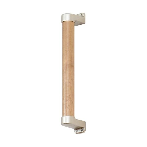 コロバン棒 フリーハンド ストレートタイプ シルバー・クリア 直径32mm×長さ300mm 7053041 1個