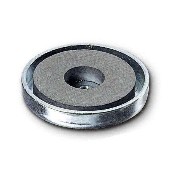簡易型マグネットホルダ 丸 穴付 φ44×8(4.5)mm 44R 1点