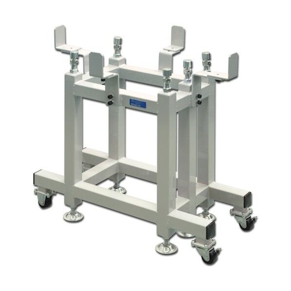 新潟精機 石定盤架台 キャスター付タイプ 600×600×130mm GTW-6060J 1点