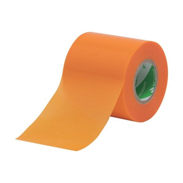 せこたん湿潤コンクリート用粘着テープ 幅50mmX10m巻 1巻入 橙 WCT-50