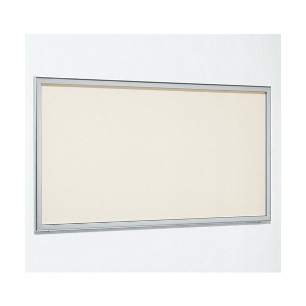 屋外用壁面式掲示板 900×1800×44.5mm アルミフレーム