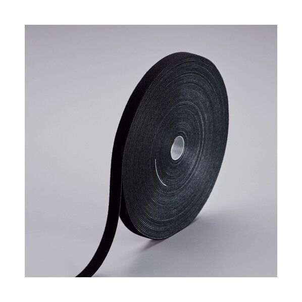 結束バンド(マジックバンド) ブラック 20mm幅×30m 348514 1点...