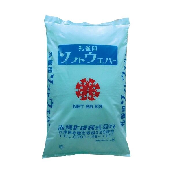 ※法人専用品※ 融雪剤 ソフトウェハー 25KG フレーク状 25kg 374141 1個...