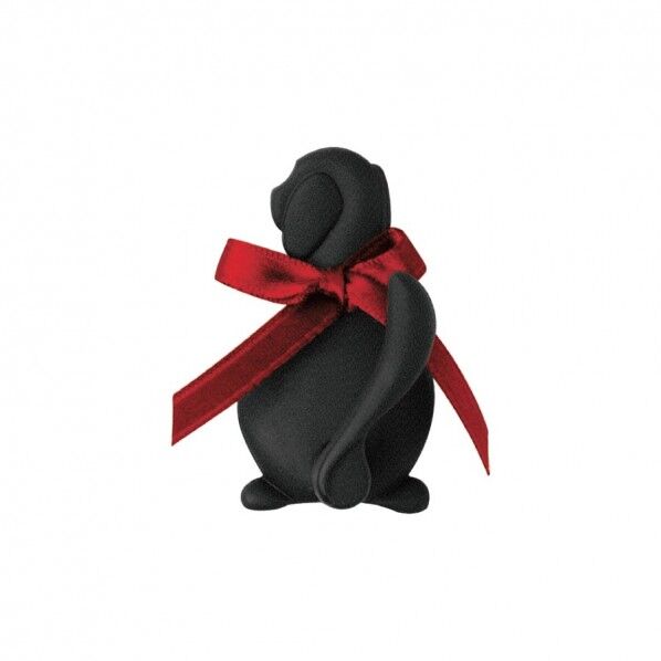 長沢製作所 わんにゃんフック つや消し黒 W40×H75mm FW01-NB 1個