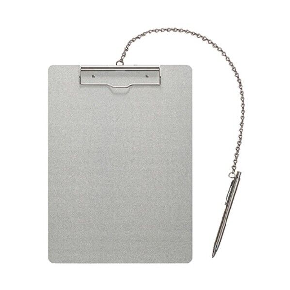 アルミバインダー チェーン付 縦 A4