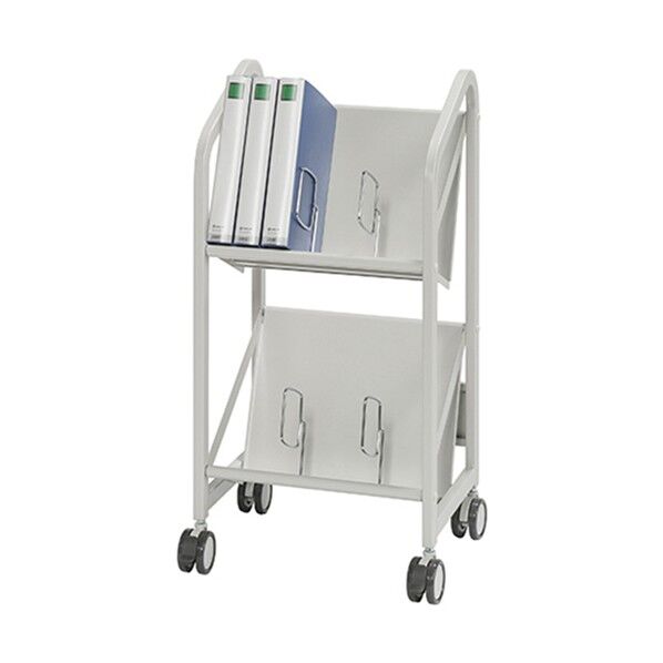 ファイルサポートワゴン 2段タイプ FSW-4607WG 1個