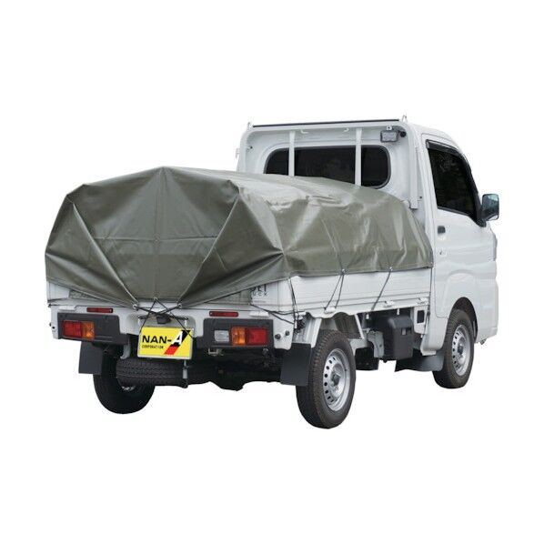 軽トラック幌フレーム 帆布エステルオリーブ オリーブ KTHFOD20 1式...