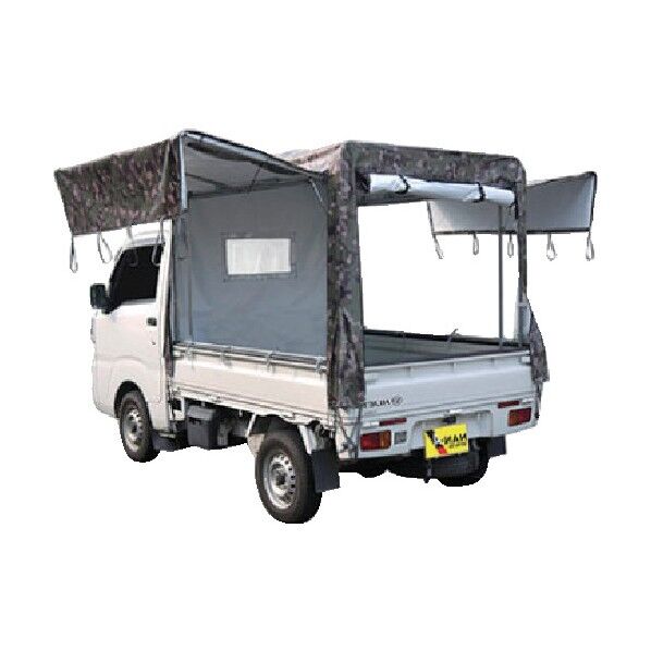 軽トラック幌セット 迷彩 KH-7 GR KHOROKH7GR 1式