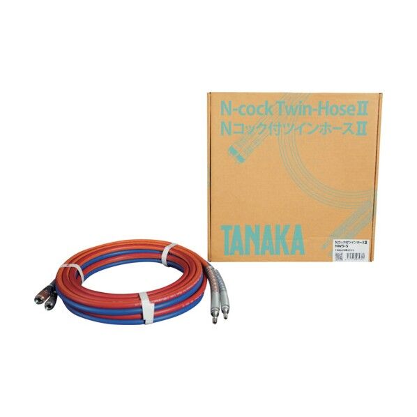 日酸TANAKA Nコック付ツインホース2 NW30-5 QAN105237 1本
