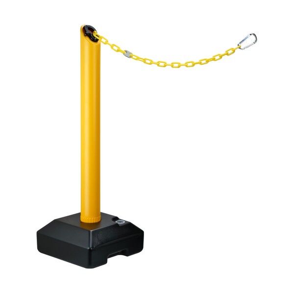 反射プラチェーン内蔵ポールバリネオ2 イエロー BNR-685YST 1点