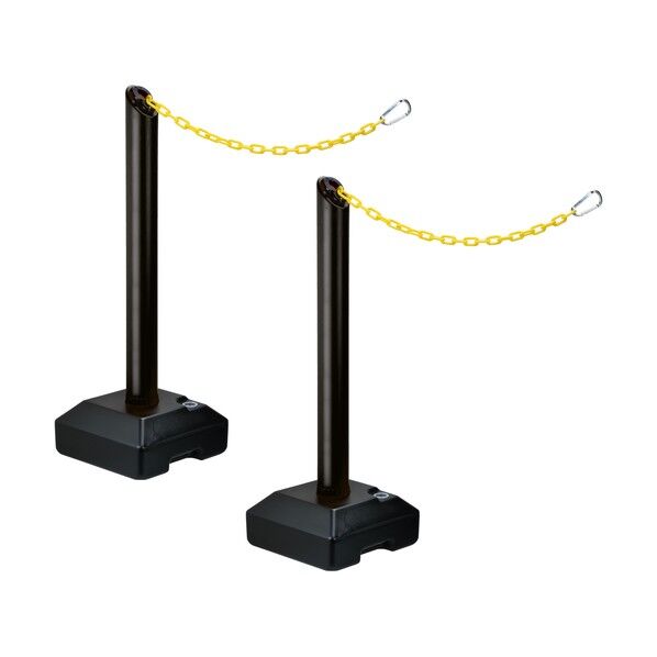 プラチェーン内蔵ポールバリネオ2 2本セット ブラック