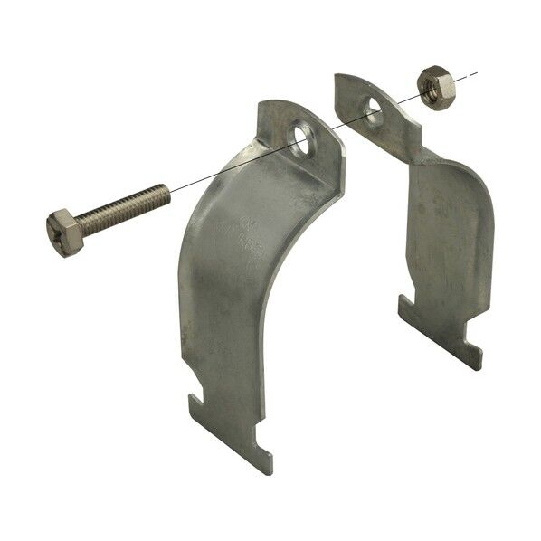 ダクタークリップ 溶融亜鉛めっき Z-DC13 10個...