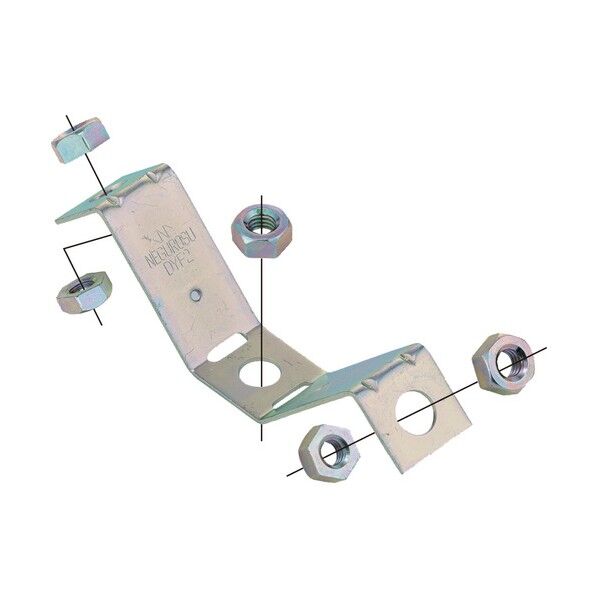  振れ止め金具 溶融亜鉛めっき Z-DYF1-W3 1個...