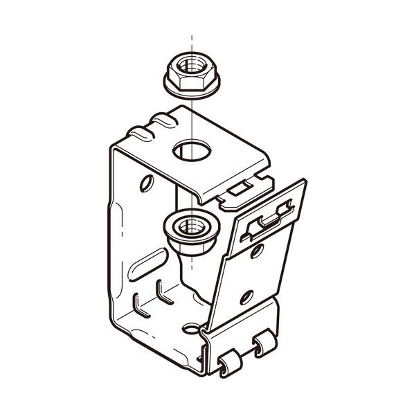 レースウェイ吊り金具 標準色塗装