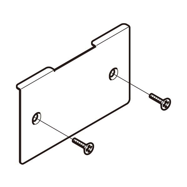 コンセントプレート 標準色塗装