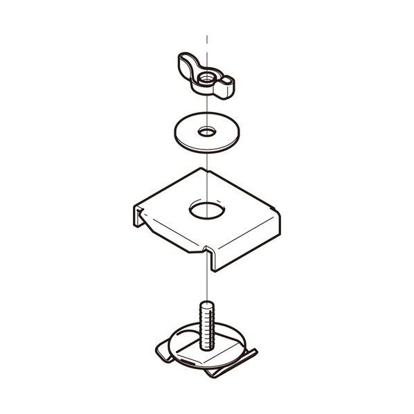 照明器具取付金具用補助金具 標準色塗装