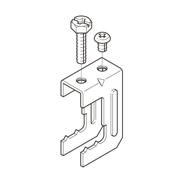 レースウェイアース金具 標準色塗装 P-DP1EK 1個...