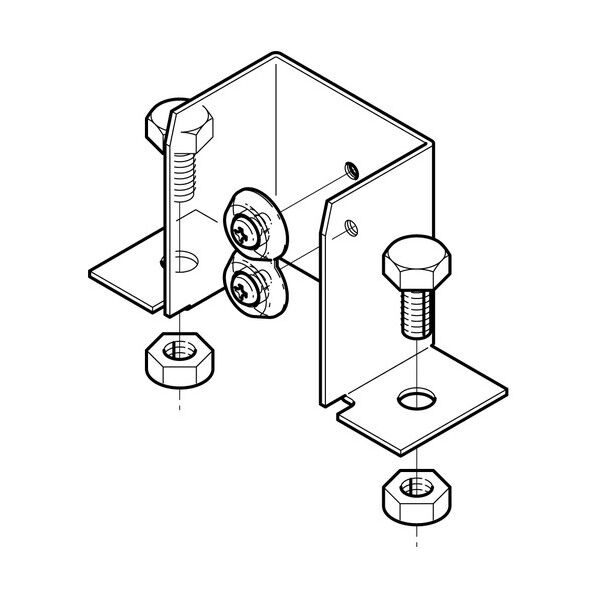 盤接続金具 標準色塗装