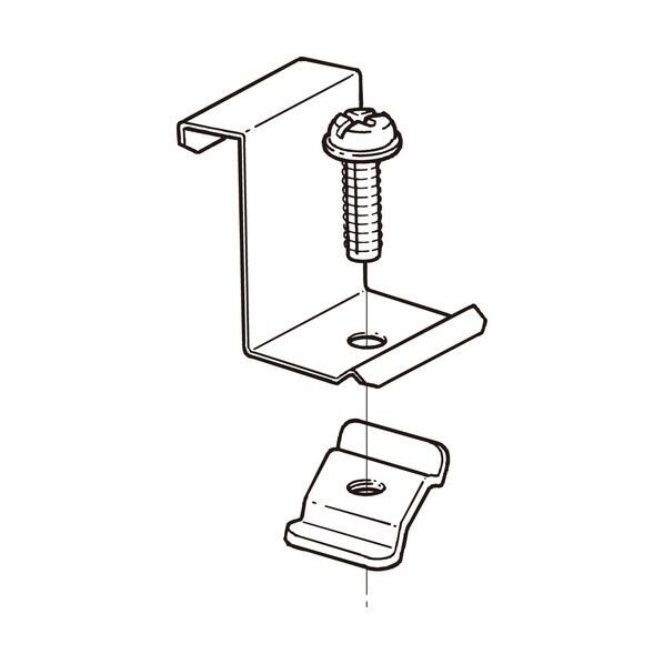 振れ止め金具 標準色塗装