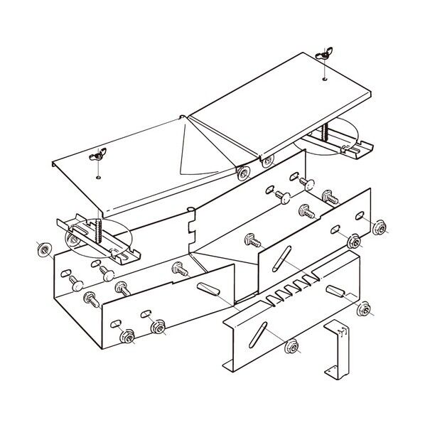  水平自在継ぎ金具 DP12HF 1個...