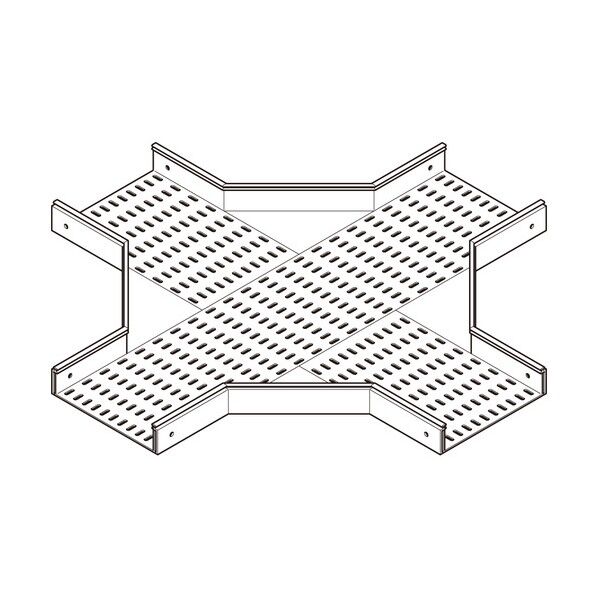 X形分岐ラック（穴アキ）