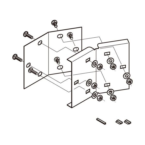 分岐用継ぎ金具 標準色塗装