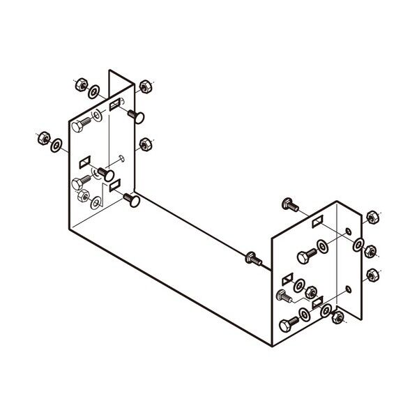 盤接続金具 標準色塗装