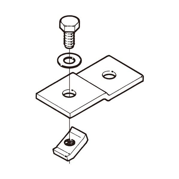 振れ止め補助金具 溶融亜鉛めっき