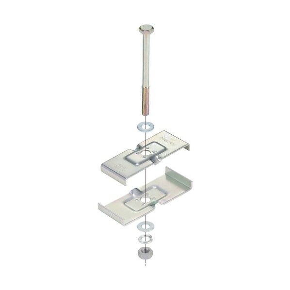 ダブル溝形鋼用金具