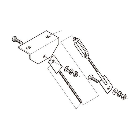 耐震架台用振れ止めシステム 天井壁面用