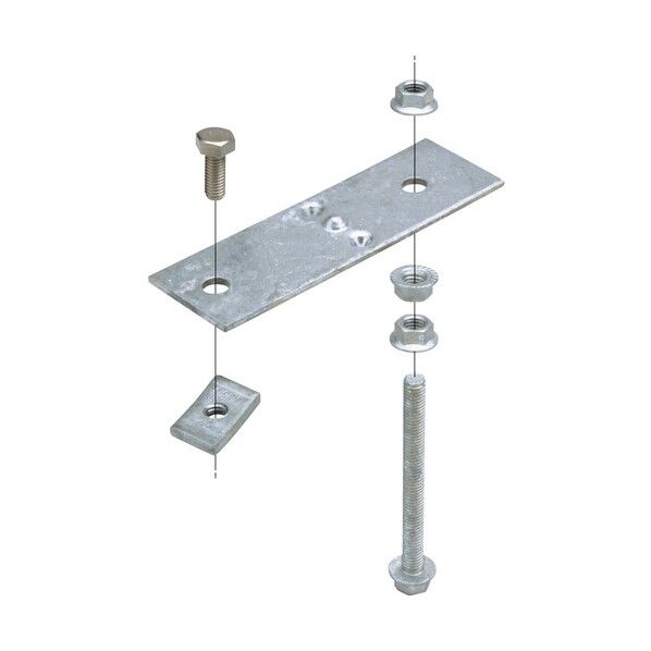 デーワンブロック用プルボックス固定金具