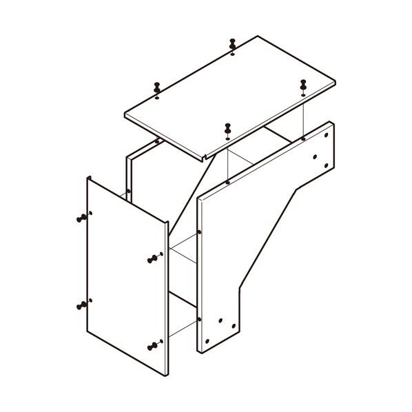 アルミダクト アウトサイド分岐