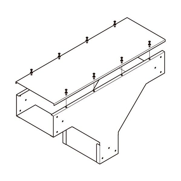 アルミダクト アウトサイドT形
