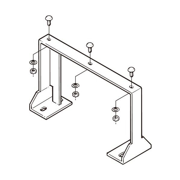 アルミダクト用支持架台