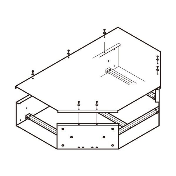 アルミダクトT形分岐