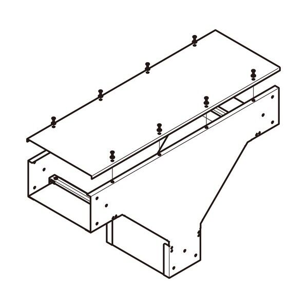 アルミダクト アウトサイドT形