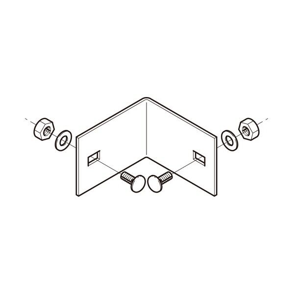 ネグロス電工 外直角曲り接続金具 5ARK1 1点