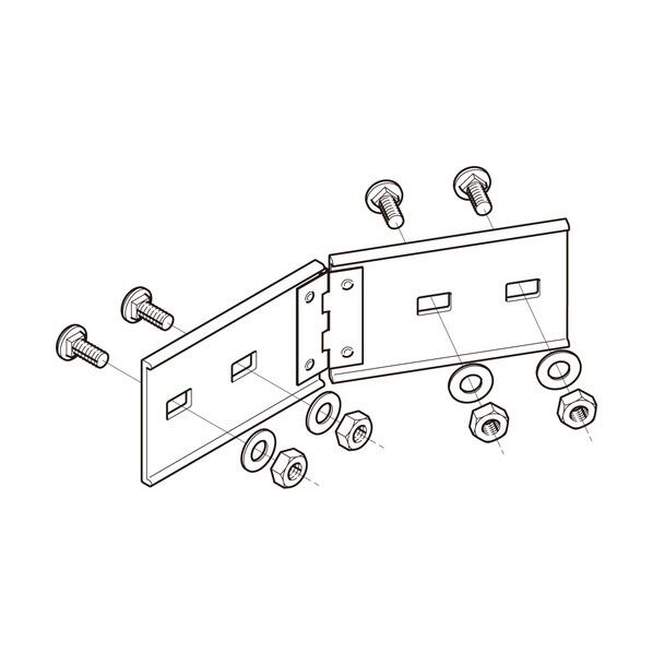 ネグロス電工 水平自在継ぎ金具 7ARBG1 1点