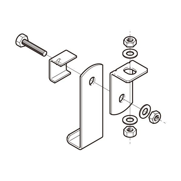 ネグロス電工 斜め吊り金具 7ARFH1 1点