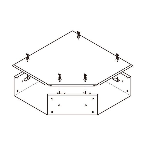 外直角L形分岐ダクト SD