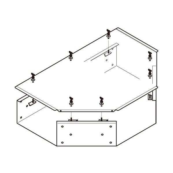 T形分岐ダクト 溶融亜鉛