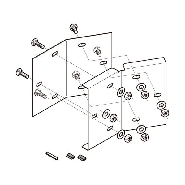 アルミダクト 分岐用継ぎ金具