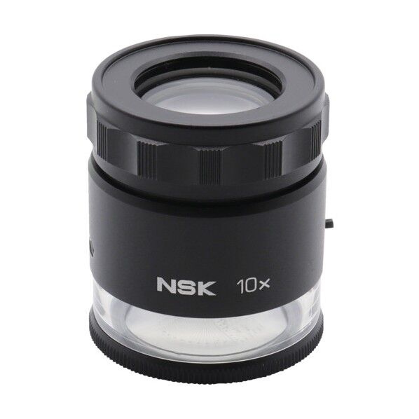 新潟精機 LEDライト付スケールルーペ 10倍 NLSL-10-1 1個