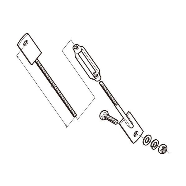 耐震架台用振れ止めシステム