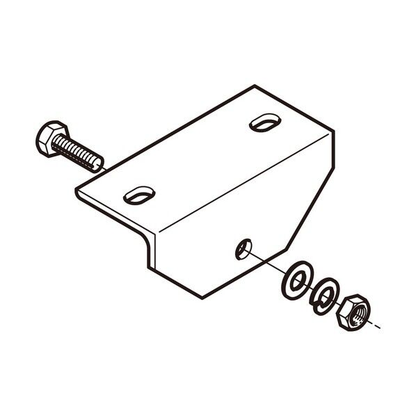 ターンバックルボルト支持金具