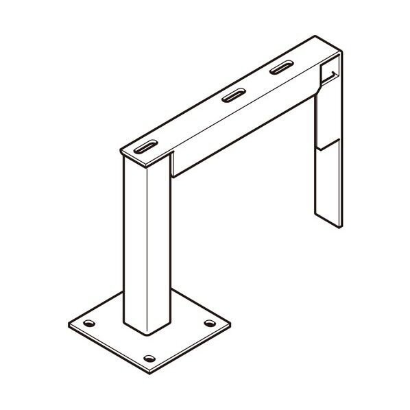 立上りラック用耐震支持金具
