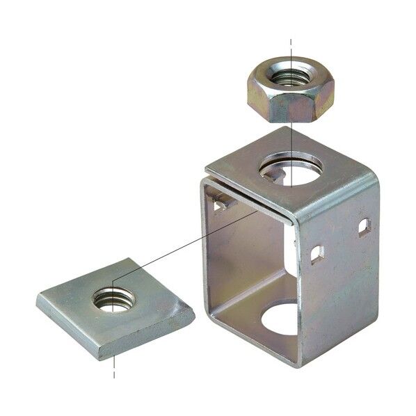 電線管支持金具 軽みぞ形鋼用