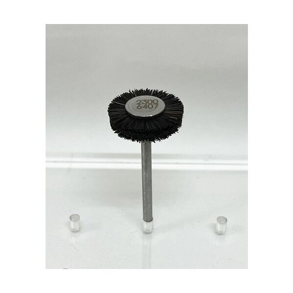 軸付ホイール型ブラシ